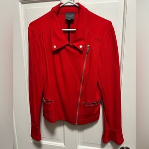 The Limited Women's Bold Red Moto Jacket